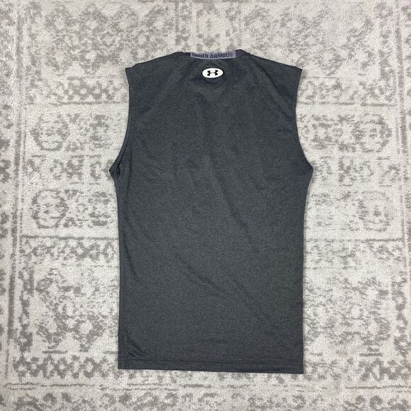 Under Armour Compression Tank Top Men Athletic Gym Workout Sleeveless Size Large - Picture 4 of 6